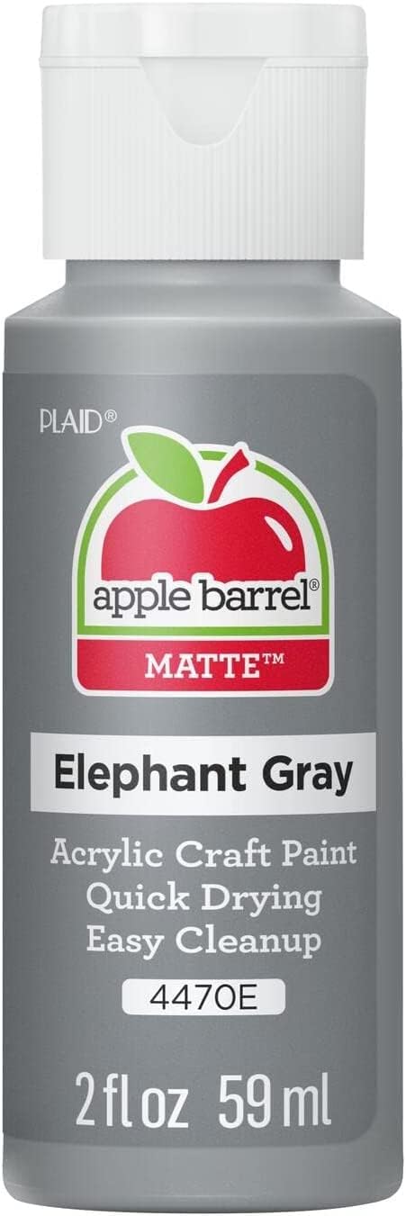Apple Barrel Matte Elephant Gray