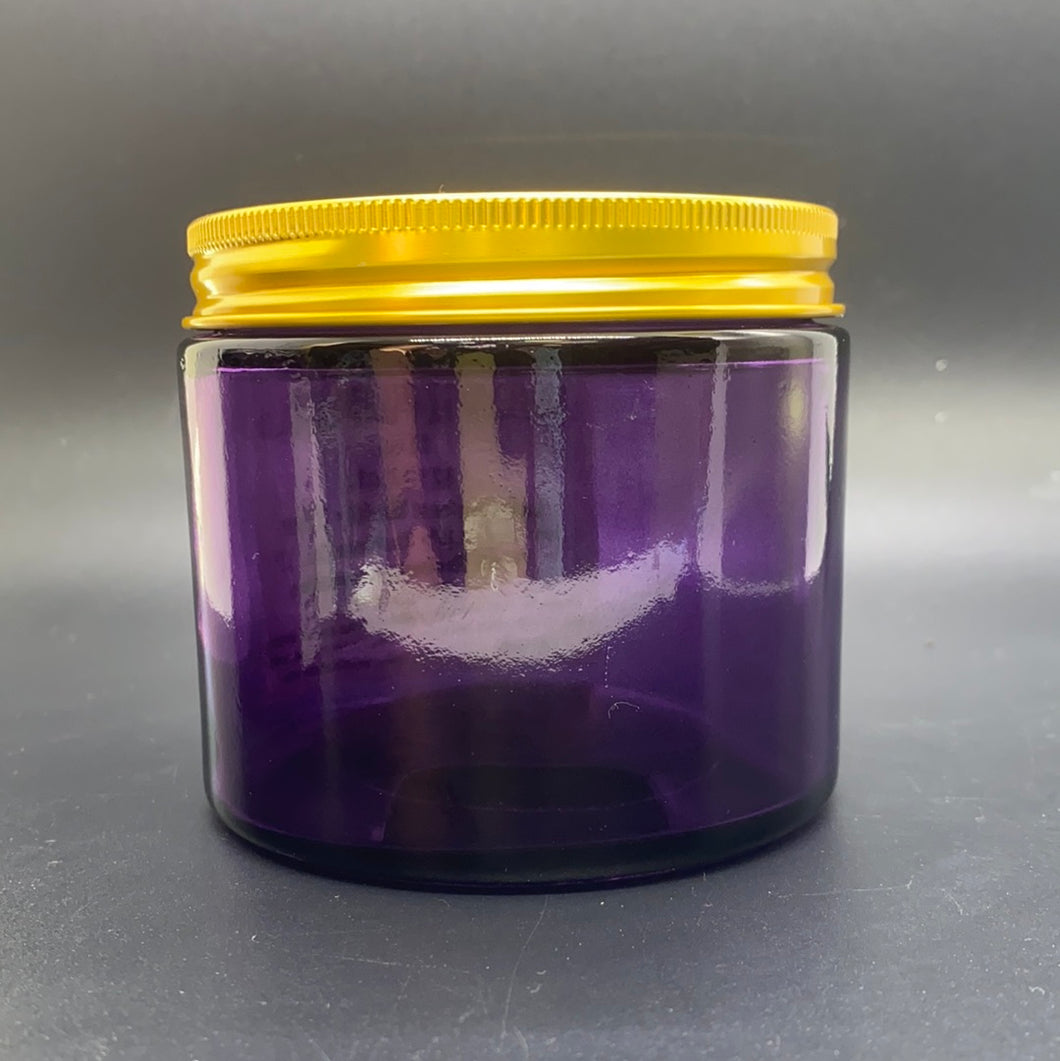 Salsa Straight Sided Purple Jar 12 oz. (Case of 12) (Lid sold separately)
