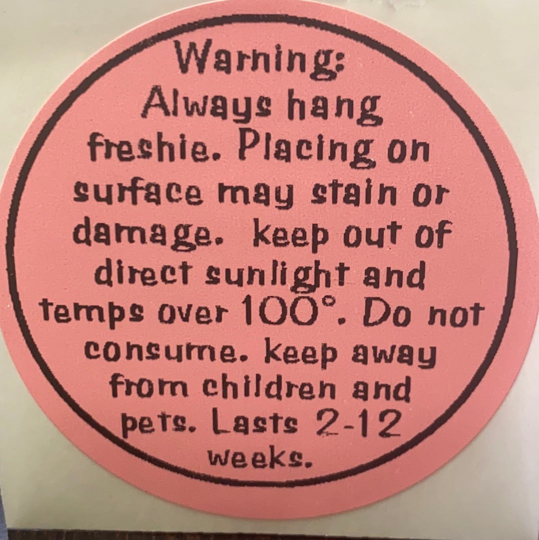 Freshie Care Instructions Stickers – Cured Aroma Beads