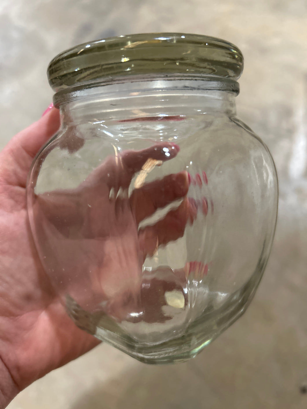 Victorian Apothecary 14 oz jar with lid included (Case of 12)