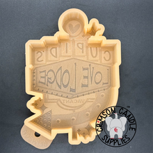 Load image into Gallery viewer, Cupid&#39;s Love Lodge Silicone Mold 5.75&quot; x 4&quot; x 1&quot;
