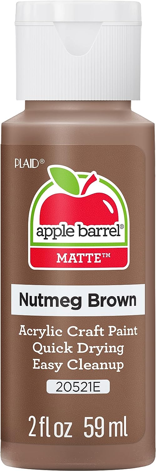 Apple Barrel Matte Nutmeg Brown