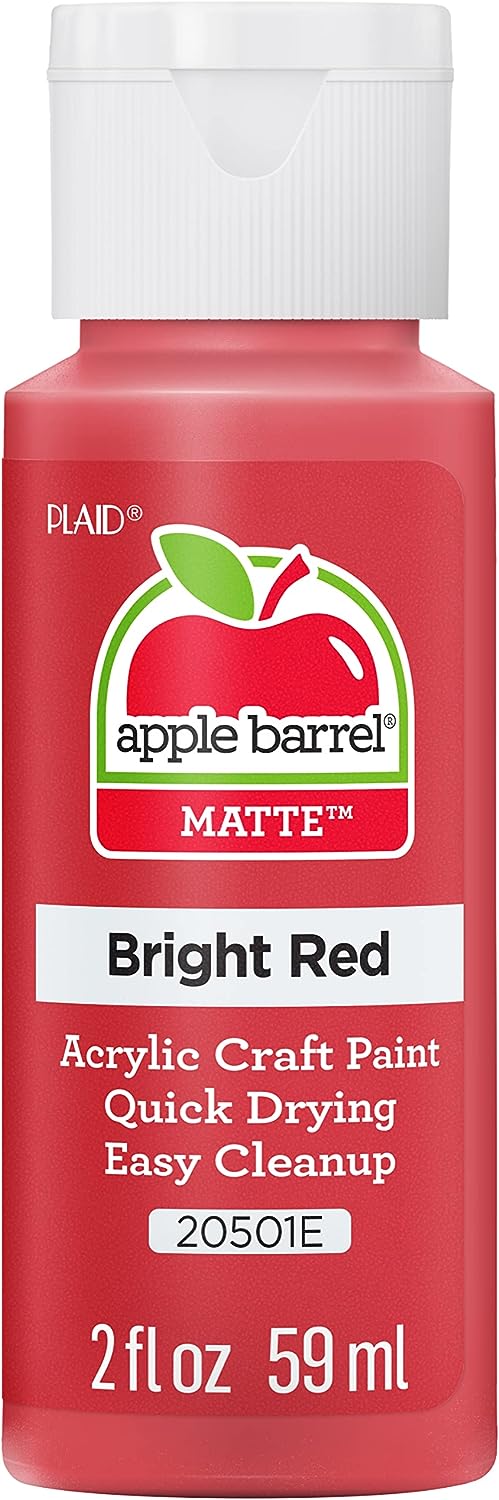 Apple Barrel Matte Bright Red