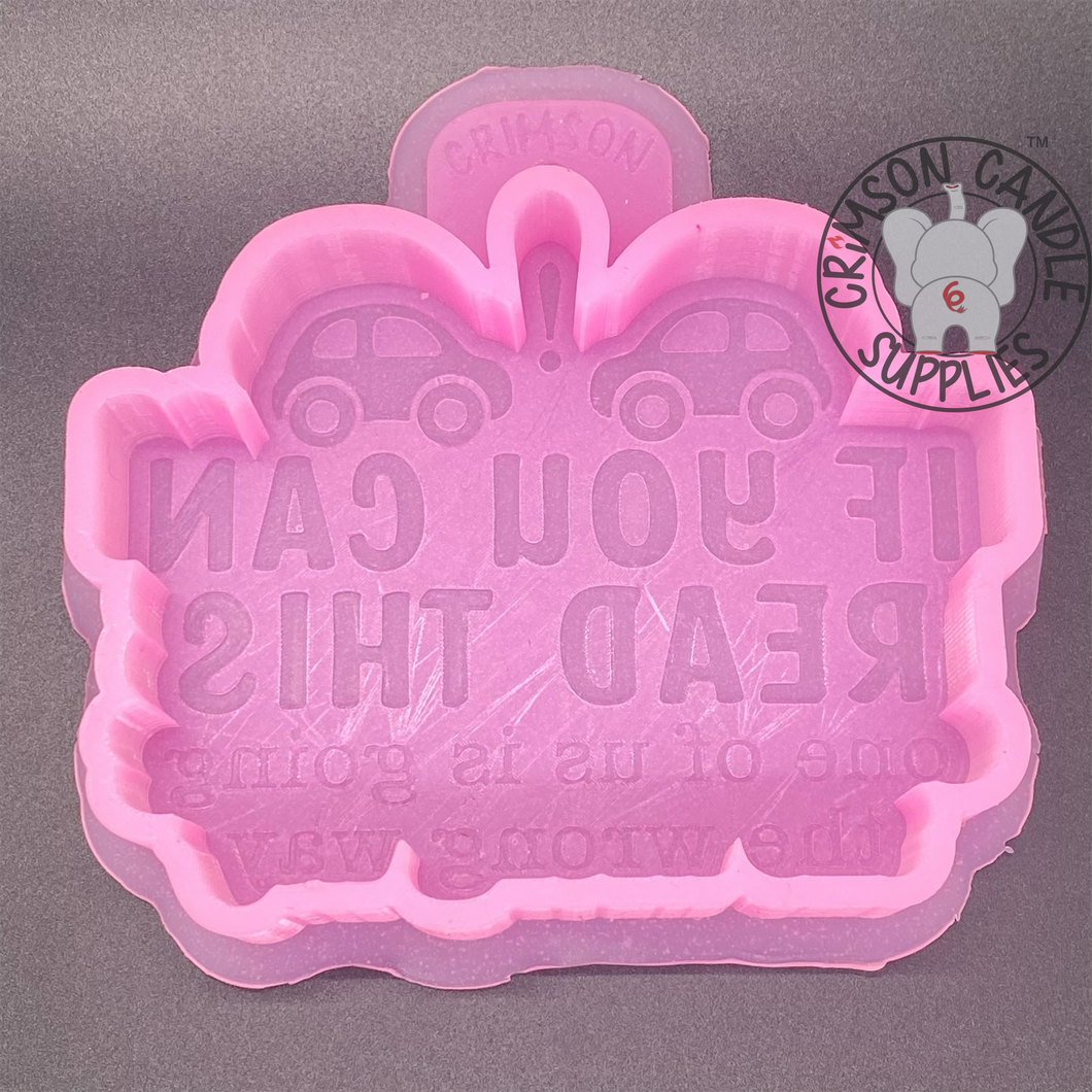 If You Can Read This Silicone Mold   4” H x 5 