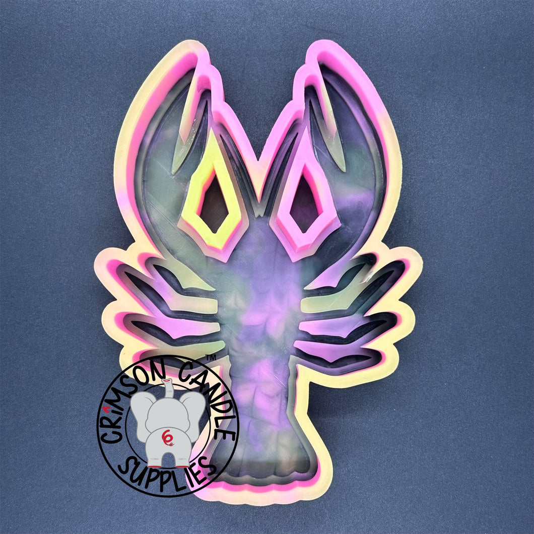 Crawfish / Lobster Silicone Mold 6” tall x 4” wide x 1