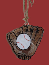 Load image into Gallery viewer, Baseball Glove and Ball Silicone Mold 4” wide x 3.5” tall x 1&quot; deep
