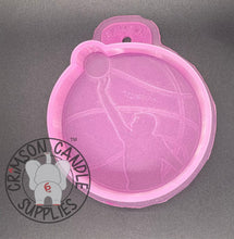 Load image into Gallery viewer, Layup Basketball Player Silicone Mold 4&quot; wide x 4&quot; tall x 1&quot; deep
