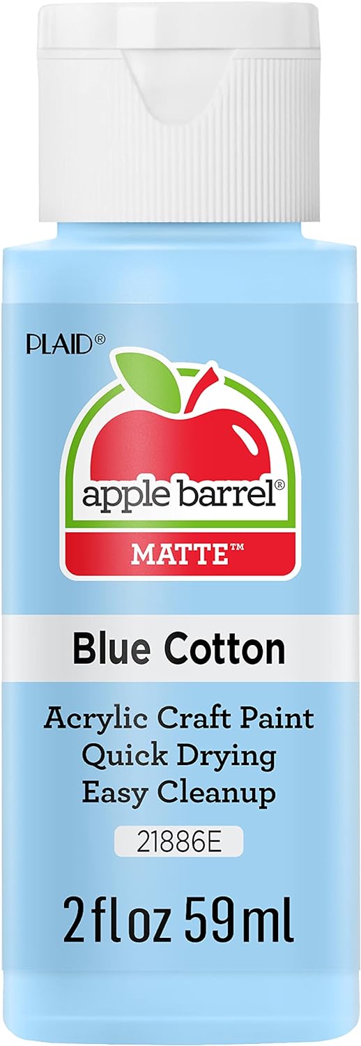 Apple Barrel Matte Blue Cotton