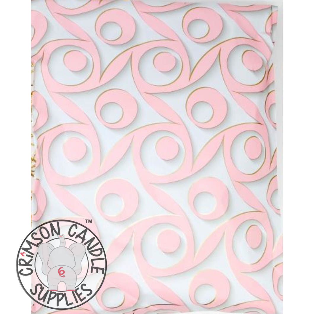 Pink Swirls 10x13 Poly Mailer