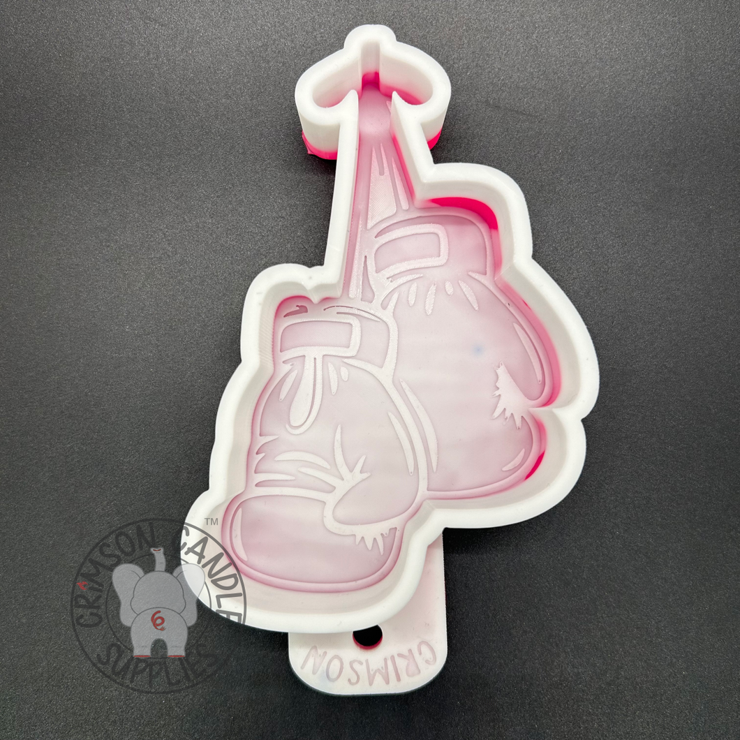 Boxing Gloves Silicone Mold  5” H x  3