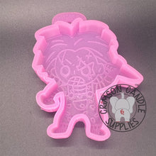 Load image into Gallery viewer, Chucky Silicone Mold 4&quot; Wide x 4.5&quot; Tall x 1&quot; Deep

