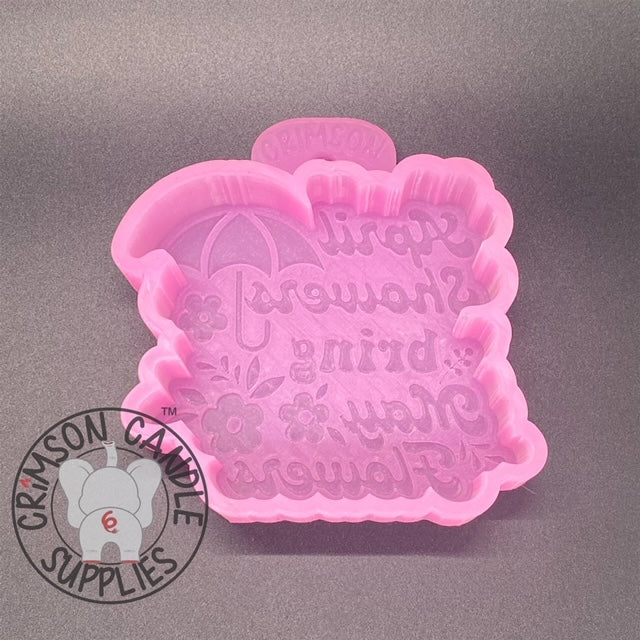 April Showers Silicone Mold 3.75