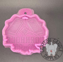 Load image into Gallery viewer, Cornhole Legend Silicone Mold 4.5&quot; Wide x 4&quot; Tall x 1&quot; Deep
