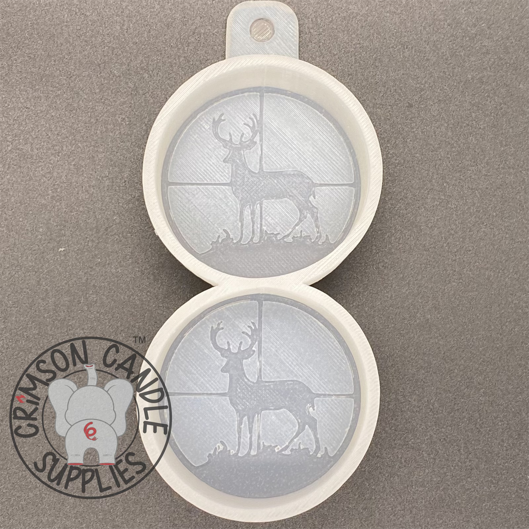 Deer in Scope Vent Clips Silicone Mold 2.5