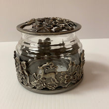 Load image into Gallery viewer, Christmas Pewter Candle Base and Topper
