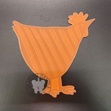 Load image into Gallery viewer, Pop Art Chicken 4.5” X 4.5&quot; Silicone Mold
