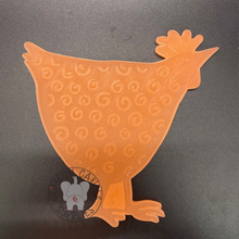 Load image into Gallery viewer, Pop Art Chicken 4.5” X 4.5&quot; Silicone Mold
