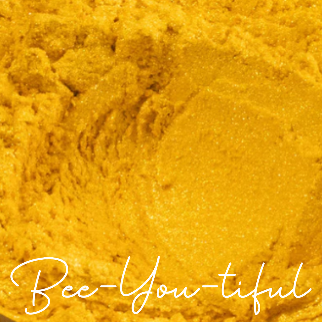 Bee-You-tiful Yellow Mica Powder 1 oz. jar