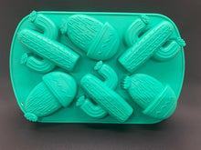 Load image into Gallery viewer, Cactus 6 pack silicone mold
