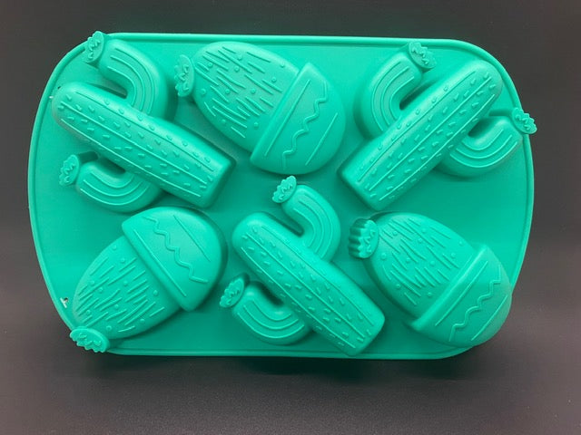 Cactus 6 pack silicone mold