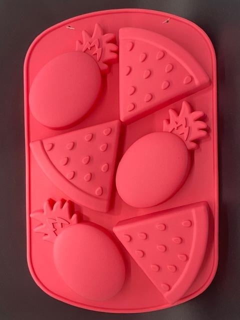 Watermelon & Pineapple 6 pack silicone mold