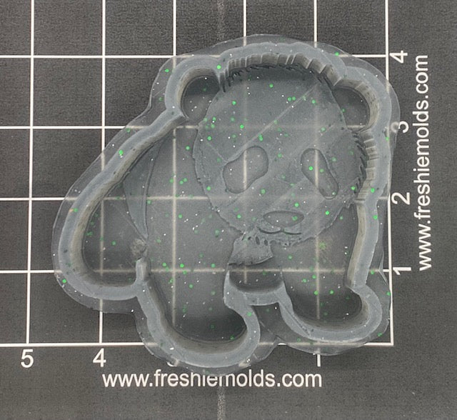 Panda Bear Silicone Mold 4.25” W x 4” T x 1