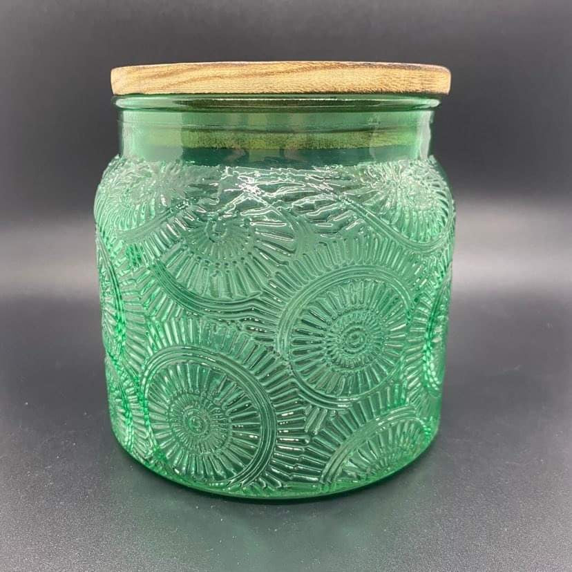 Swirl Jar with Wooden Lid 24 oz. (Case of 4)
