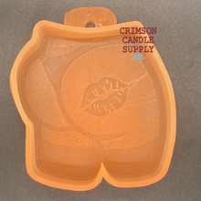 Load image into Gallery viewer, Kiss My Hiney (©CCS) Silicone Mold  4” W x 4” T x 1&quot; deep
