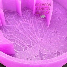 Load image into Gallery viewer, Moon Crystals (©CCS) Silicone Mold 4.5&quot; W x 4.5&quot; H x 1&quot; deep
