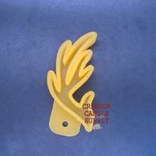 Load image into Gallery viewer, Single Antler Silicone Mold  2” W x 4.5” T x 1&quot; deep
