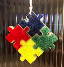 Load image into Gallery viewer, Autism Puzzle Piece Silicone Mold 3.5&quot; x 3.75&quot; x 1&quot; deep
