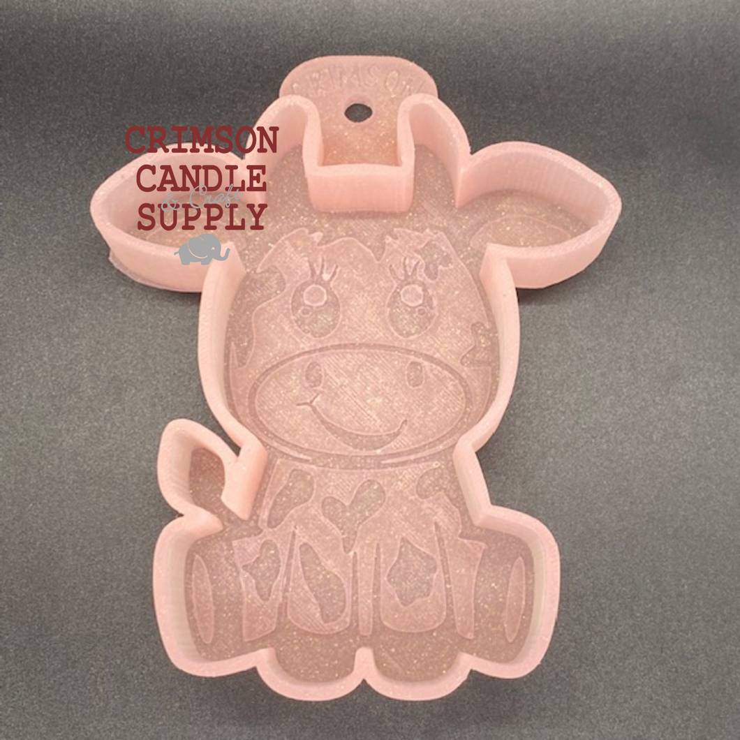 Baby Cow Silicone Mold 5' H x 4.5
