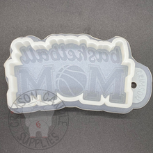 Load image into Gallery viewer, Basketball Mom Silicone Mold 5&quot; wide x 2.5&quot; tall x 1&quot; deep
