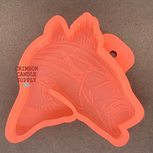 Load image into Gallery viewer, Jumping Bass Fish Silicone Mold 5.5” W x 5.25 H x 1&quot; deep
