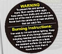 Candle Warning Labels 100 Ct. 1.5 inch – Crimson Candle Supply