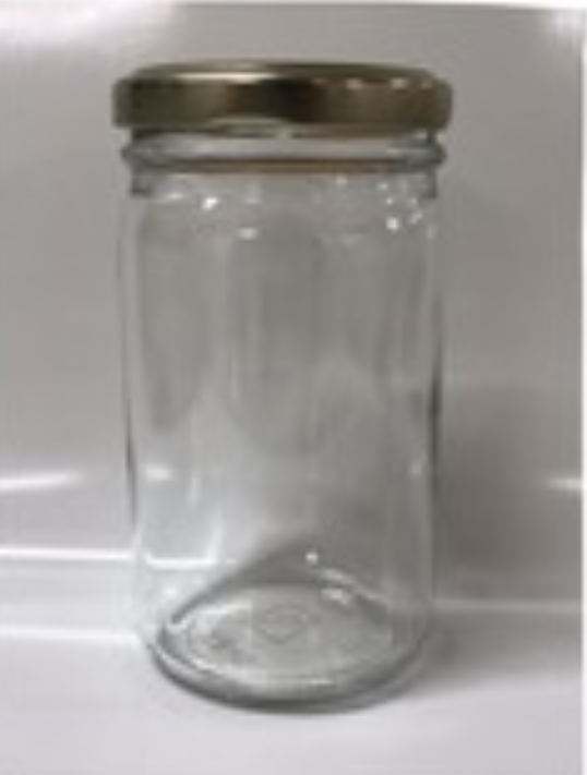 Blackburn Jelly Jar 8 oz. with gold metal lid (Case of 12)
