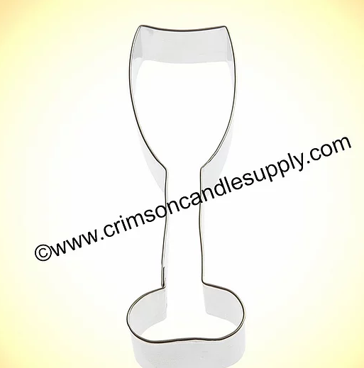 Champagne Glass Cookie Cutter 5 in