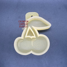 Load image into Gallery viewer, Cherries Silicone Mold 4” tall x 3.5” wide x 1&quot; deep
