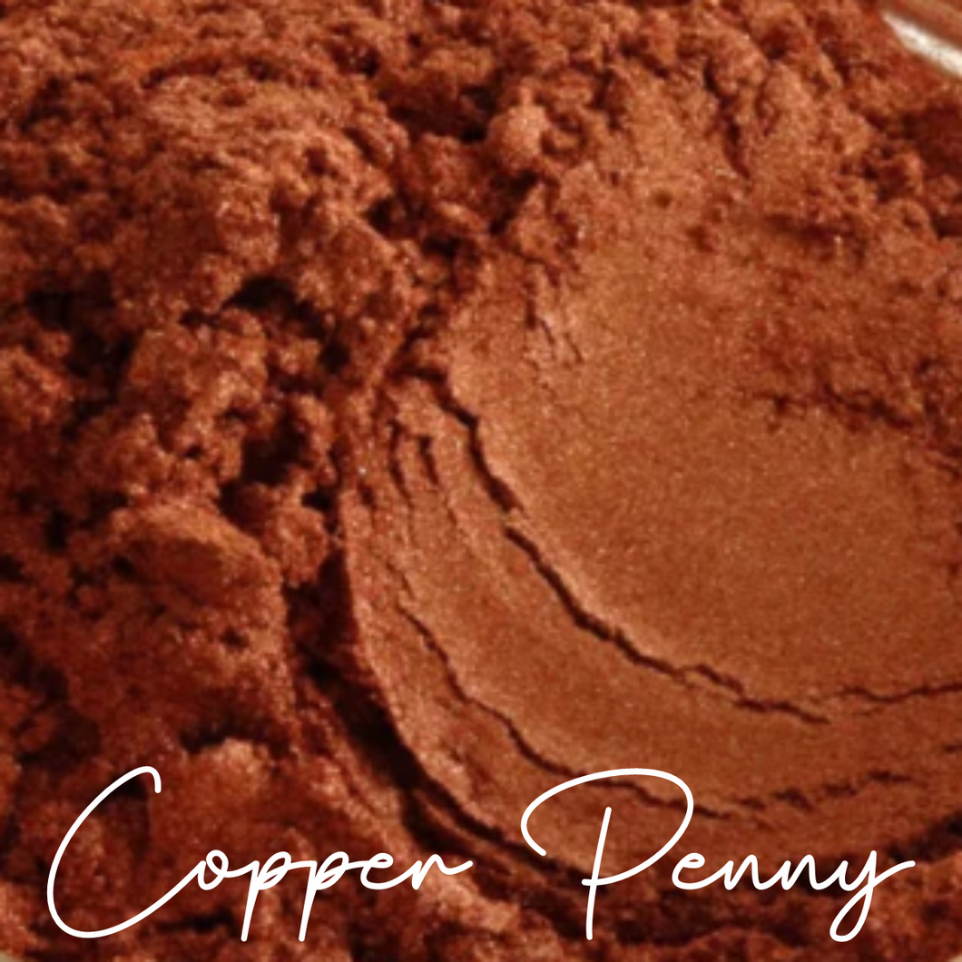 Copper Penny Mica Powder 1 oz. jar