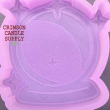 Load image into Gallery viewer, Crystal Ball Silicone Mold  4” H x  3.75&quot; W x 1&quot; deep
