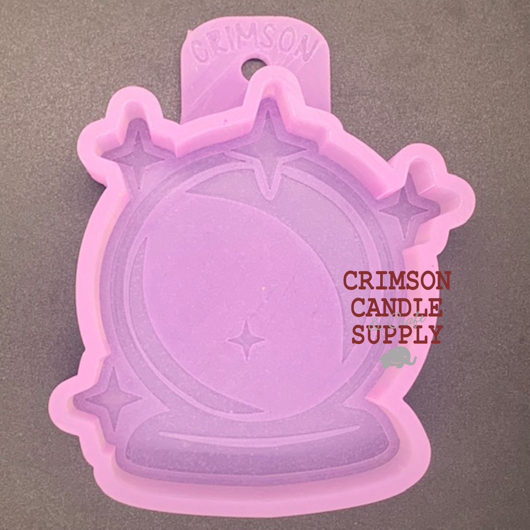 Crystal Ball Silicone Mold  4” H x  3.75