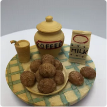 Load image into Gallery viewer, Donuts and Milk Candle Topper for 3&quot; opening
