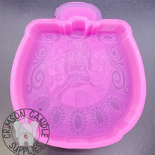Load image into Gallery viewer, Cowgirl Horseshoe Silicone (CCS©) Mold 4.25&quot; wide x 4.25&quot; tall x 1&quot; deep
