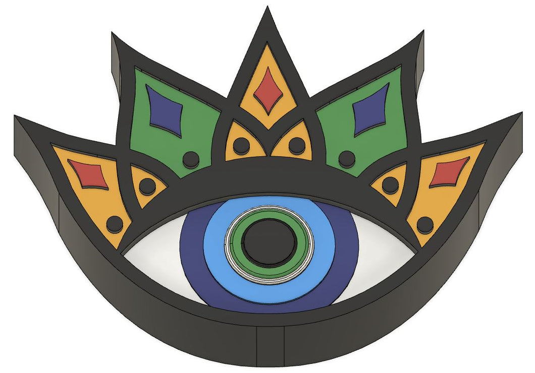 Decorative Evil Eye Silicone Mold 4.5