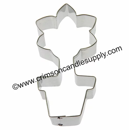 Flower with pot Cookie Cutter 3.75 in