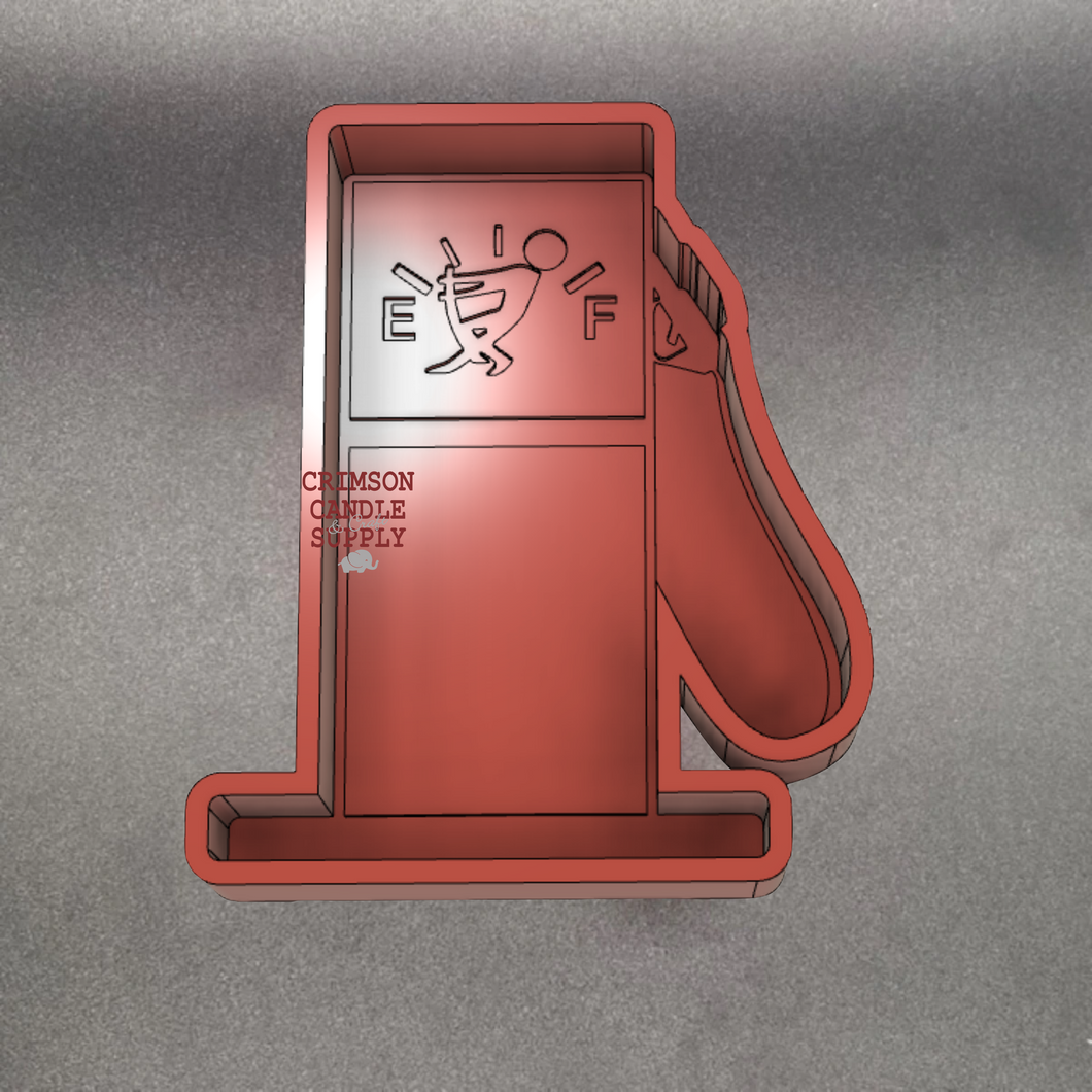 Gas Pump (Blank for Cardstock) Silicone Mold 5 H x 4.5