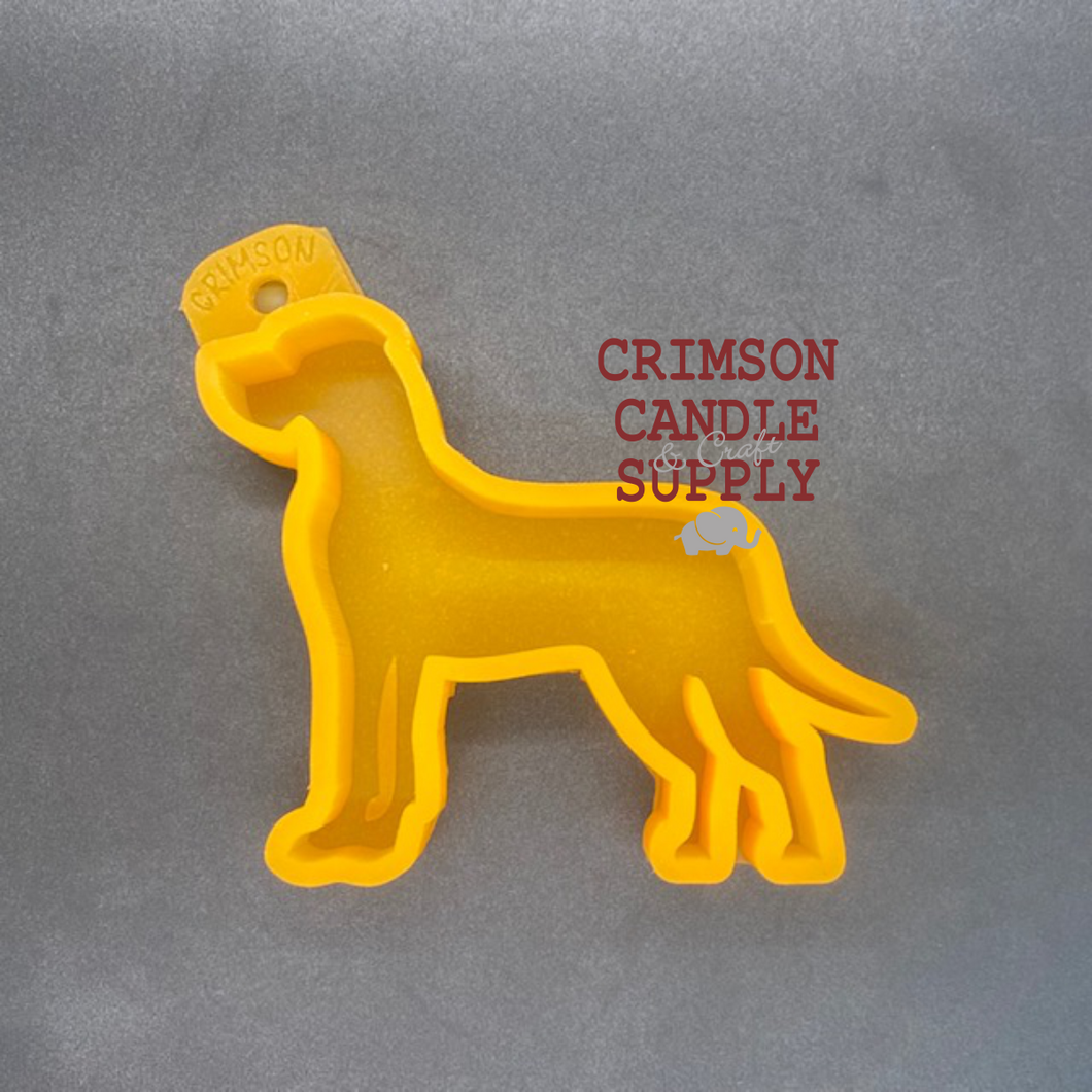 Great Dane Dog Silicone Mold  4.5” W x 4” T x 1