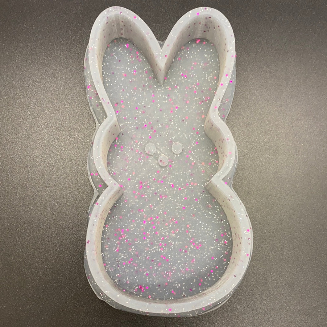 Peep Bunny Silicone Mold 6” T x 3” W x 1” D