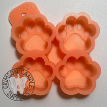 Load image into Gallery viewer, Paw Print Mini Silicone Mold (©CCS) (4 Pack)
