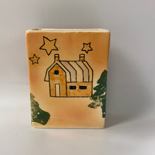 Load image into Gallery viewer, Ceramic Christmas Barn Rectangle Container 12 oz.
